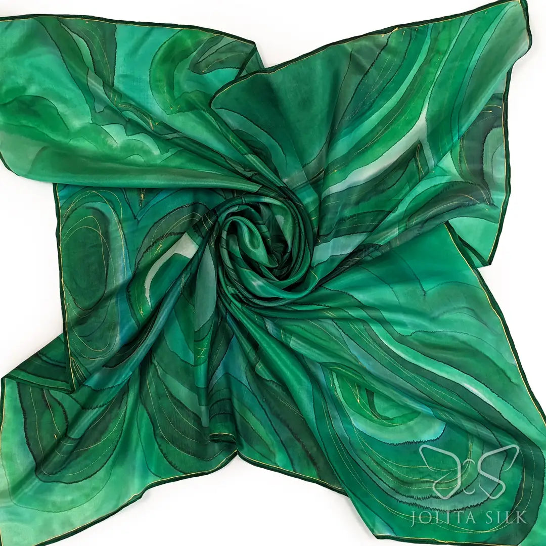 smaragdo zalia silkine skara