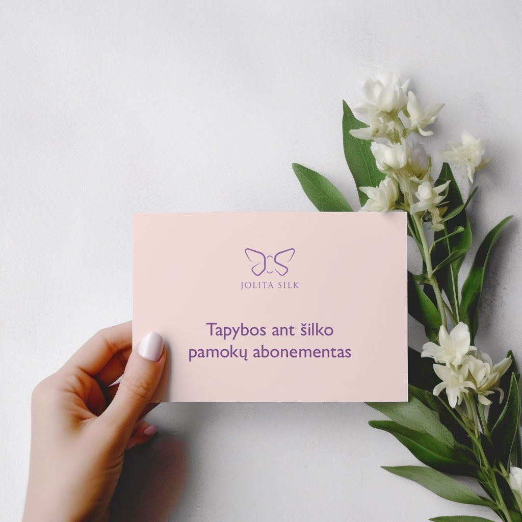 tapyba ant silko