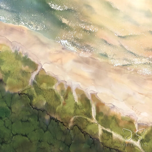 paveikslai ant silko