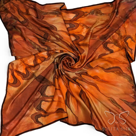 didele oranzine silkine skara