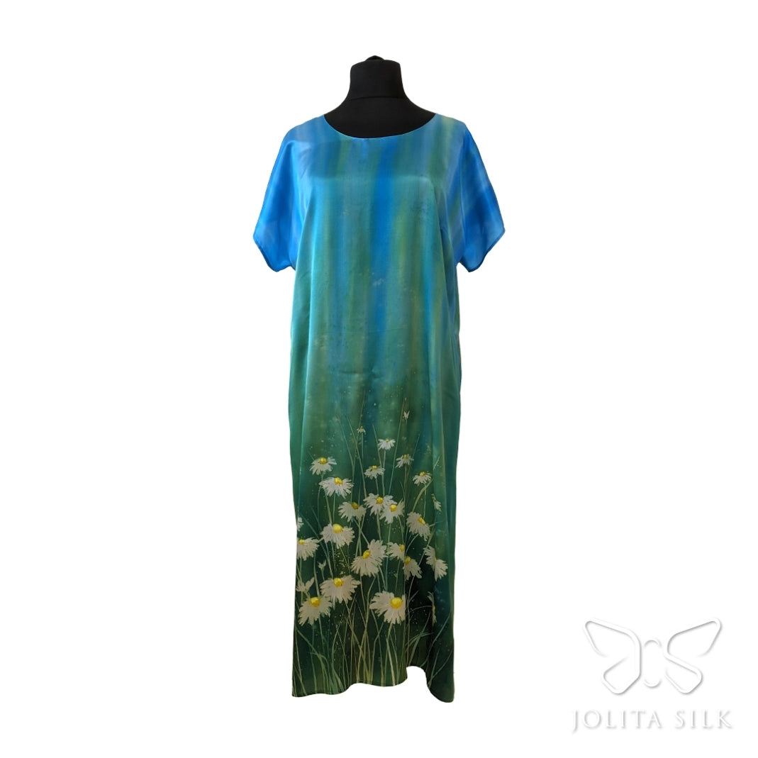 zalia silkine ranku darbo suknele